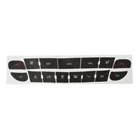 Autocollant de réparation de bouton de climatisation A/C de voiture, autocollant de réparation de bouton de climatisation pour Megane, Master, Scenic 3, 1 jeu 3