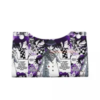 Kokichi Ouma Manga Facial Tissue Box Cover Rectangular 1908 Pink Green PU Leather Tissue Box Holder 2
