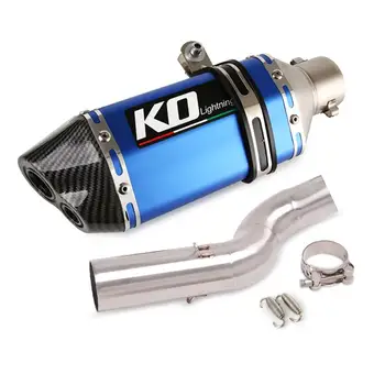 Motorcycle Exhaust Pipe Escape Muffler Stainless Steel Mid Link Pipe With DB For Triumph Street Triple 765S 765R 765RS 17-2022