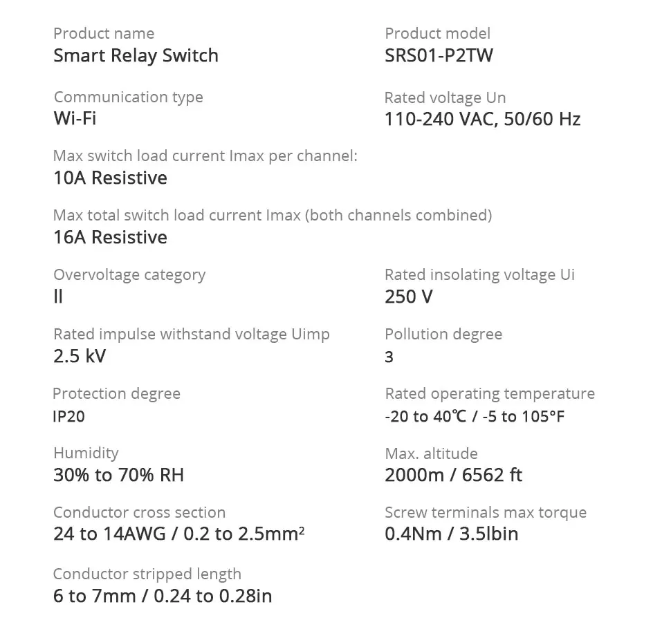 Mini WiFi Smart Relay Switch 1 Channel 2 Channels with Power Monitor Neutral Wir