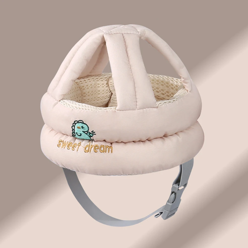 Infant Toddler Cartoon Mesh Safety Helmet For Walking Crawling Children