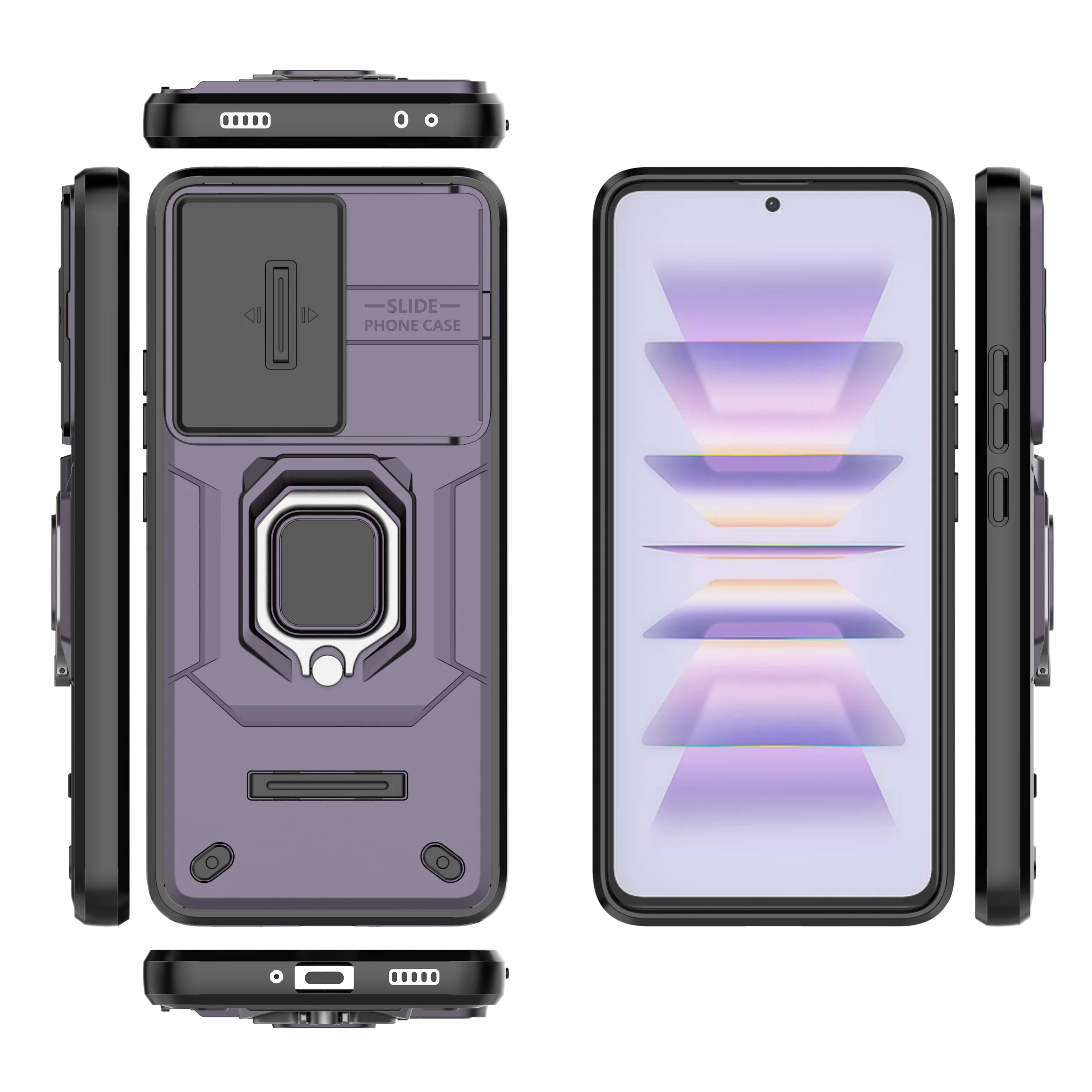 Funda De Cámara Deslizante Para IPhone 14 Pro Max 13 12