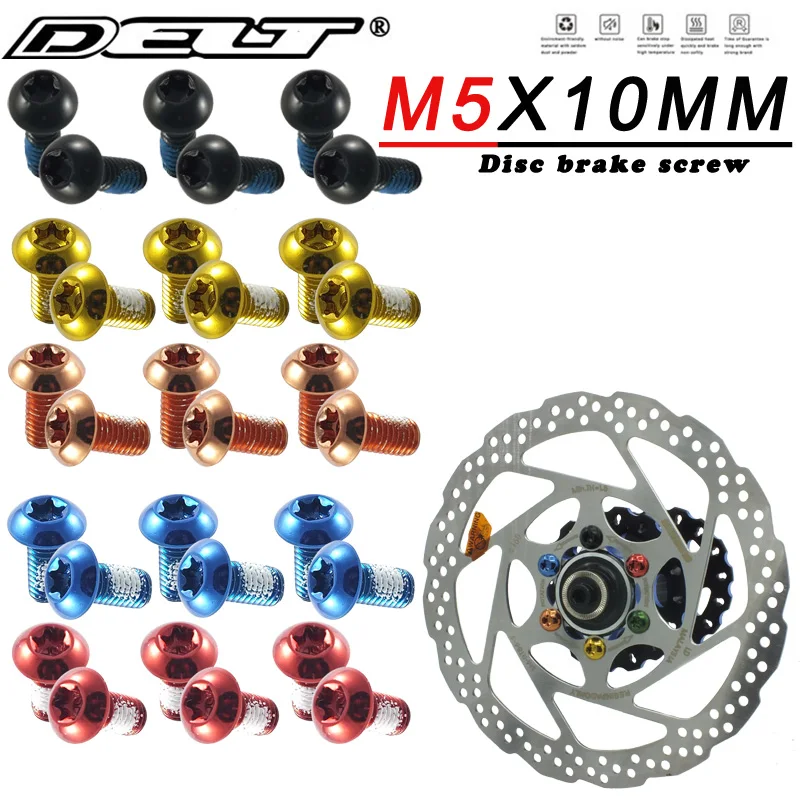 Shop Only Authentic 12 Pcs/Lot Disc Brake Rotor Screw Bolts M5x10mm for