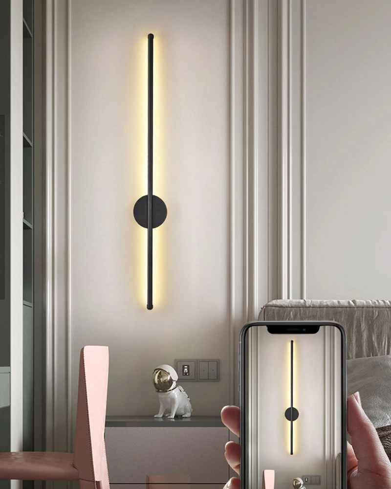Round Led Wall Sconce Lamp With A Minimalist Design