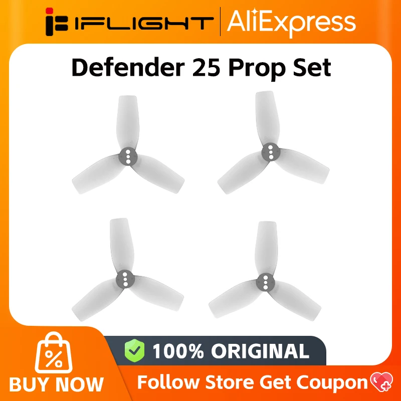 Hélices 2.5 pouces 3 lames pour DJI iFlight Defender 25 - Lot de 2