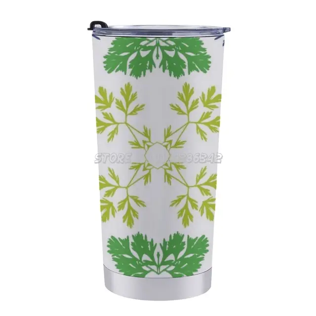 A Herb Garden Travel Coffee Bögre 20 Oz Autó Csésze Tea Kávé Bögrék Pecsétek Fedelet