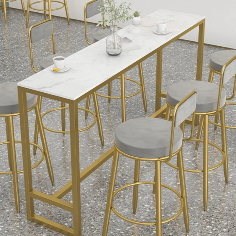 Reception Party Bar Tavolo Da Pranzo Set Bianco Barman Drink Long Bar Counter Table Design Nightclub Beistelltisch Lounge Furniture