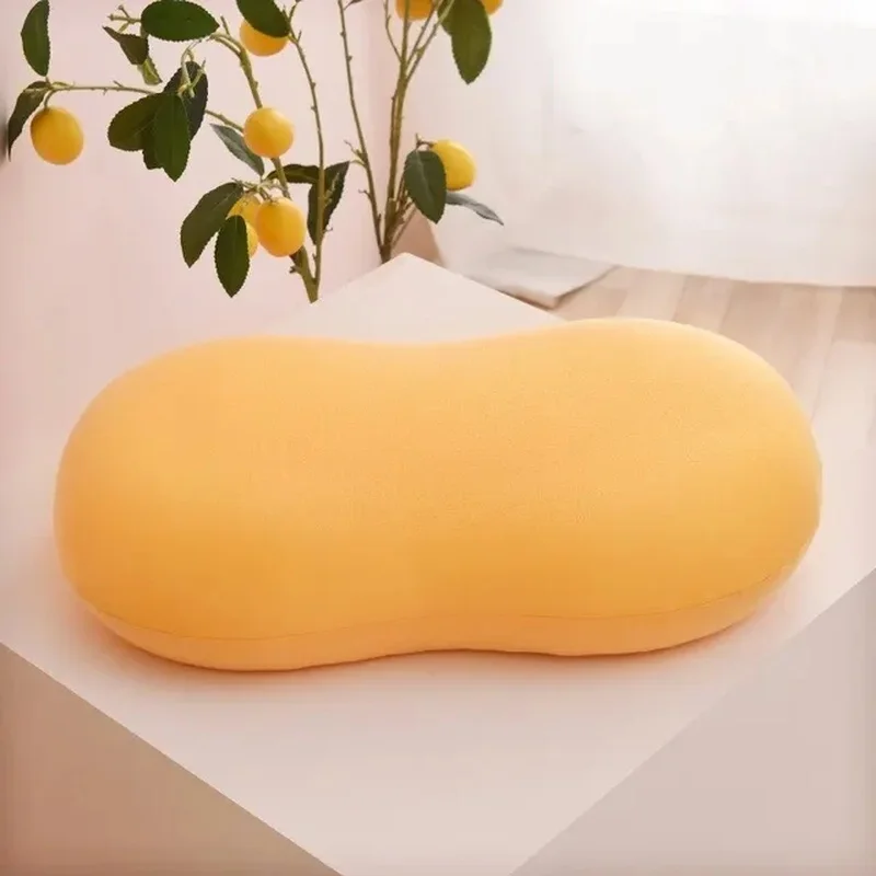 Solid Color Cat Pillow Memory Cotton Cervical Protection Sleep Aid For Dormitory Students Male House Hold Nap Pillow Cat