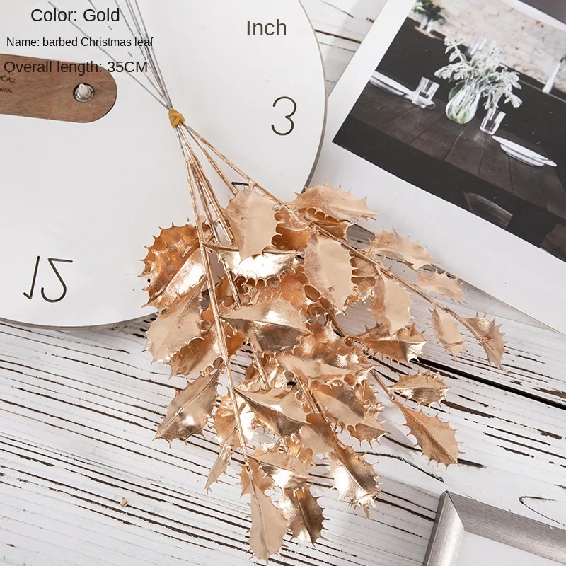6pcs-christmas leaf