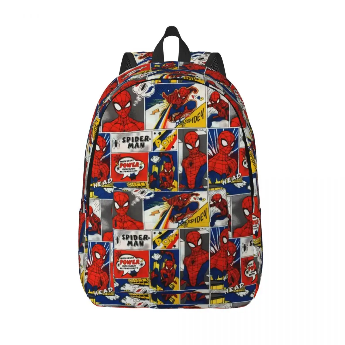 

Custom Marvel Superhero Canvas Backpack for Men Women School College Student Bookbag Fits 15 Inch Laptop Spider Man Collage Bags