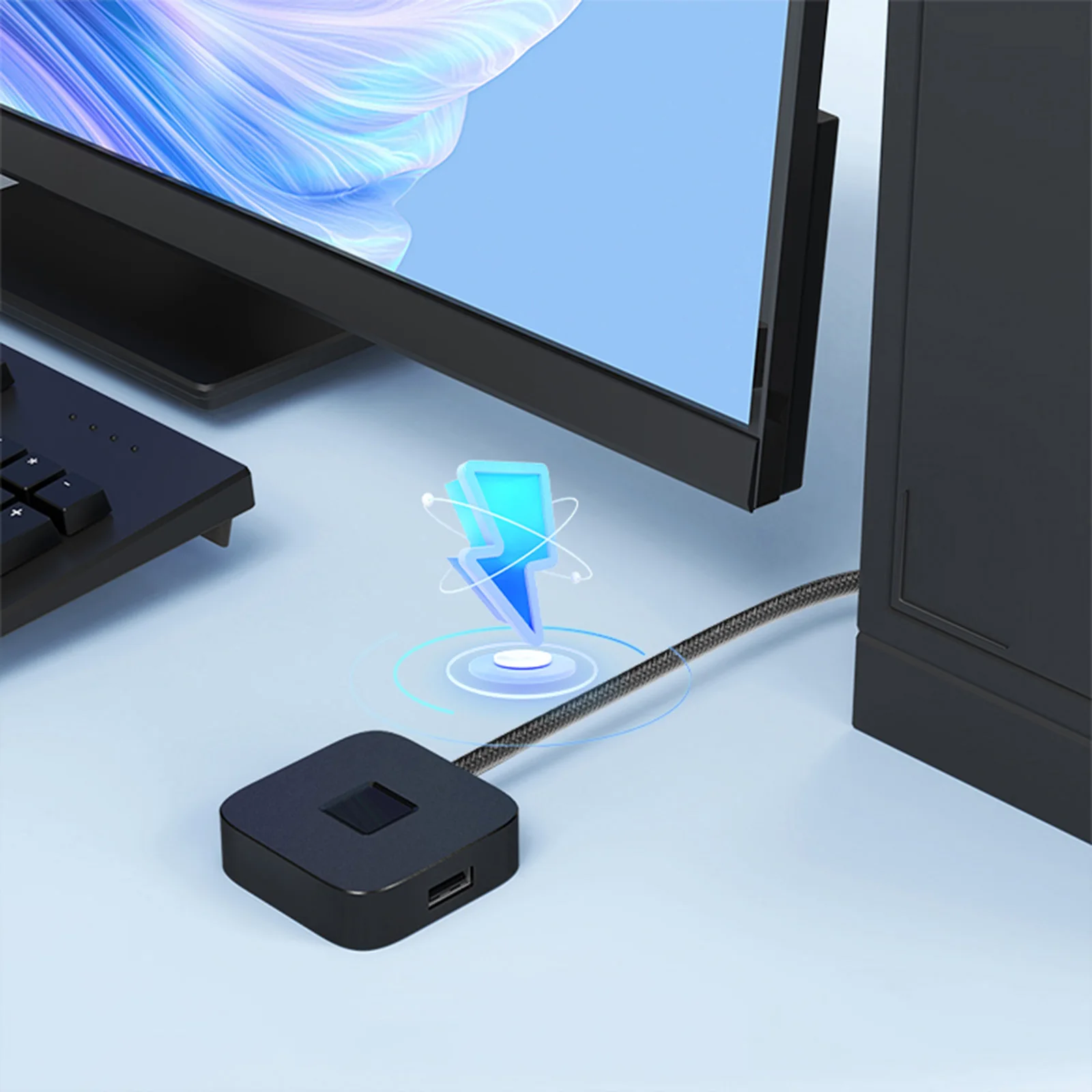 Windows용 USB 지문 판독기 및 허브 Windows Hello 지문 판독기 Windows 10/11용 생체 인식 지문 로그인 판독기