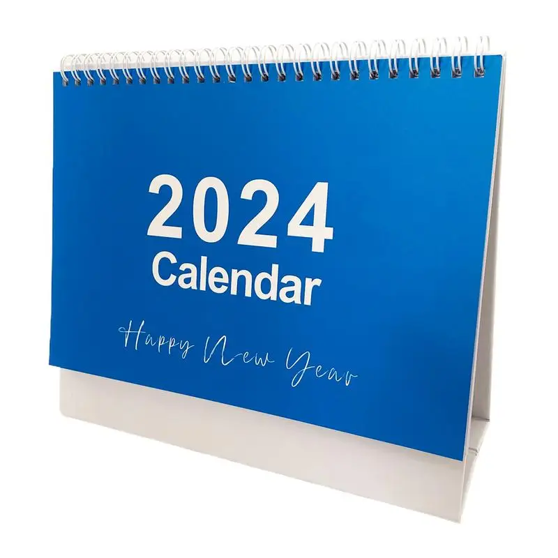 

Table Top Decor Desk Calendar 2024 Standing Desktop Calendar-2024 Calendars Office Home Desk Decoration