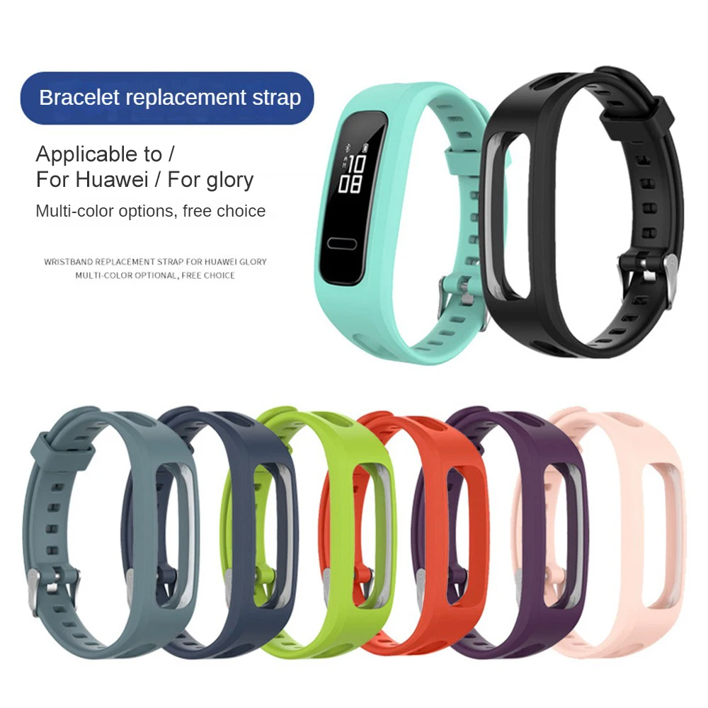 

Smartwatch Strap For Huawei Band 4e 3e Honor Band 4 Running Silicone Watch Band Wrist Bracelet Replacement