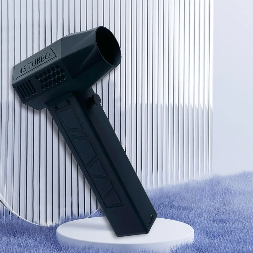 휴대용 덕트 선풍기, 브러시리스 모터 추력 1300g, 터보 폭력 선풍기, 4000mAh 리튬 배터리, 강력한 송풍기, 세차기, 50mm