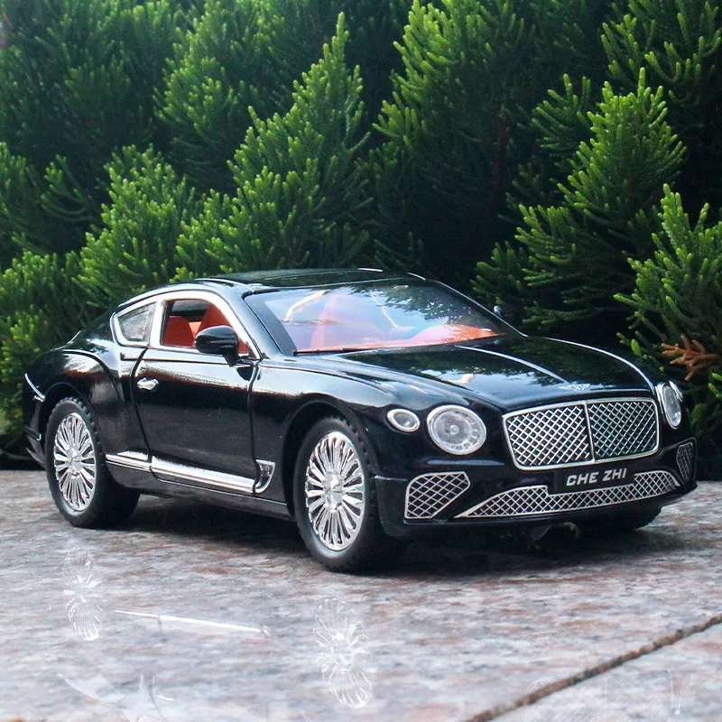 1:24 Bentley Continental High Simulation Diecast Metal Alloy Model car Sound Light Pull Back Collection Kids Toy Gifts A539