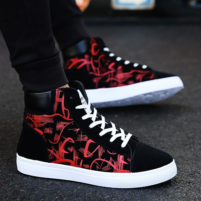 Christian Louboutin Mens Sneakers High Top  Valentino High Top Sneakers  Mens - Men - Aliexpress