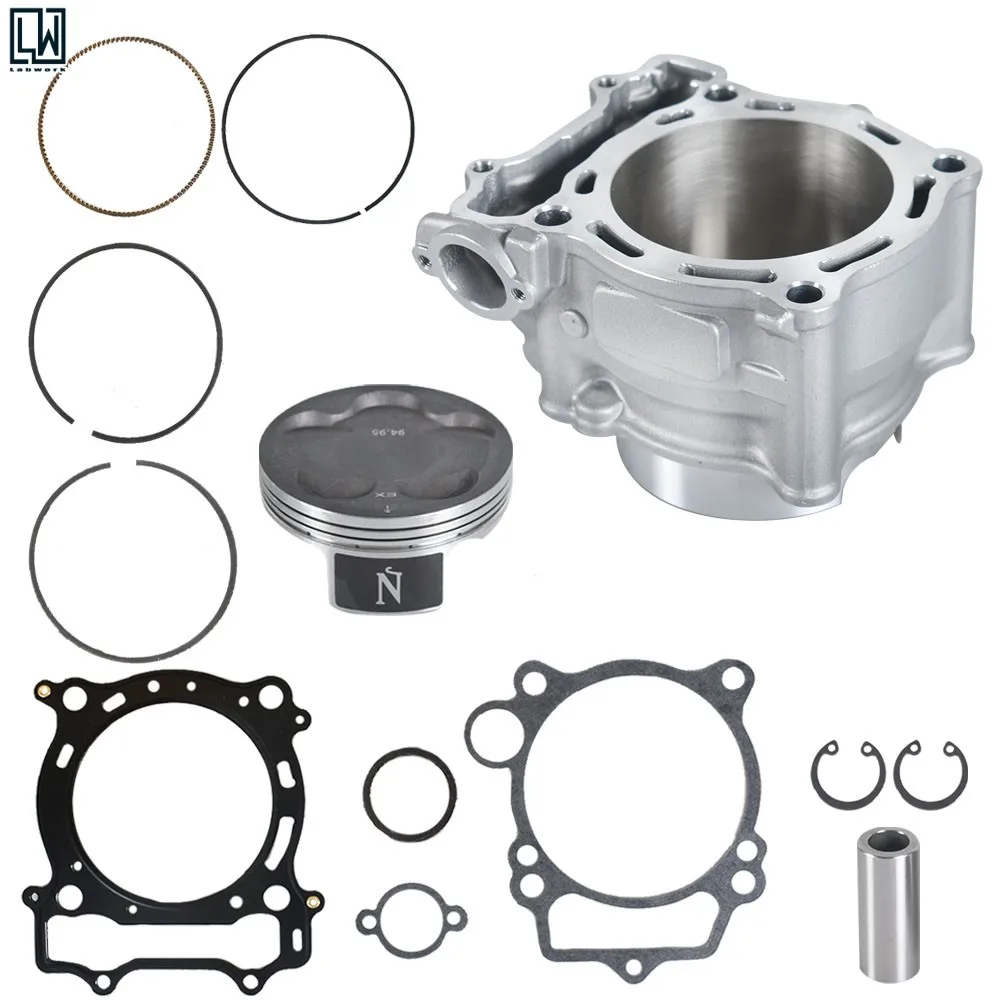 Cylinder Piston Gasket Kit Bore 95mm for Yamaha YFZ450 2004-2009,2012-2013