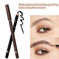 6/12Pcs Eye Brow Pencil Waterproof Professional Women Eye Makeup Pen Easy Color Natural Black Brown Cosmetic Beauty Eyebrow Tool 1