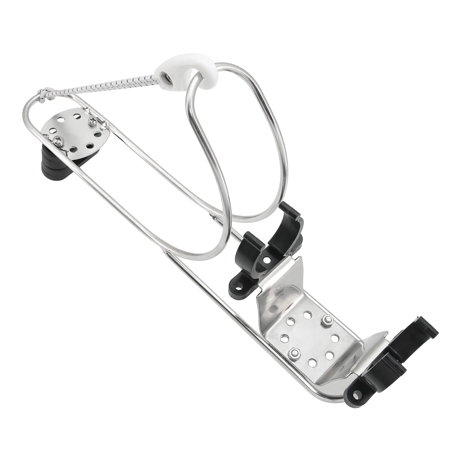 Deluxe Stainless Steel Lifebuoy and Beverage Holder