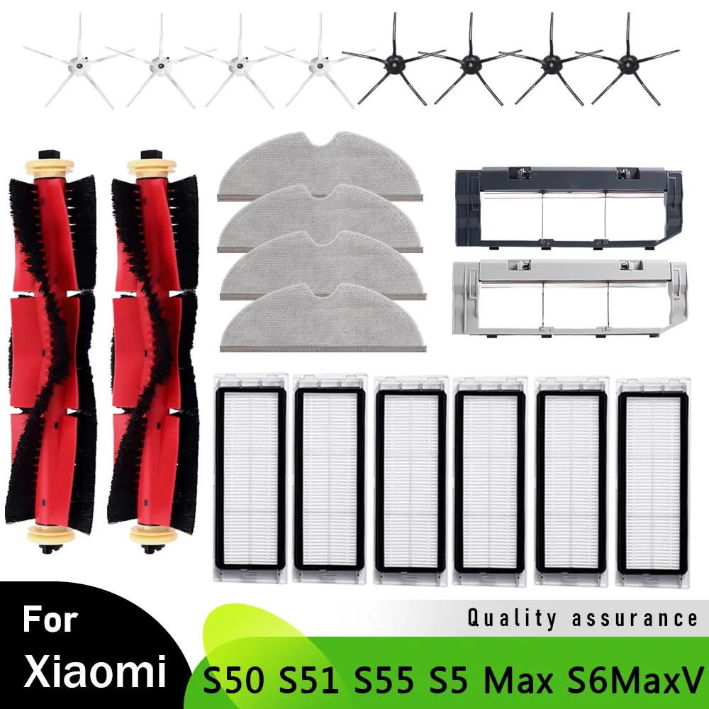 22pcs   Pièces pour aspirateur Xiaomi Roborock S6 S5 Max S60 S65 S50