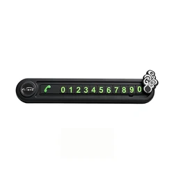 Portable Temporary Parking Phone Number Display Plate with Callback Feature (Blue)