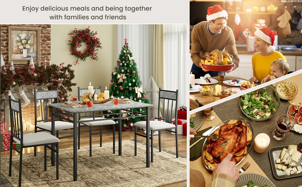 dining room table set for 4