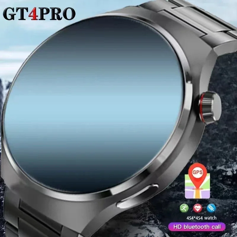 Gt4 Pro Smartwatch Men Amoled Screen Bluetooth Call Gps Sport Nfc Health Monitor Smartwatch Watch Per Huawei Xiaomi Man