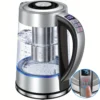 1.8L Electric Kettle with 12 Temperature Settings and 24 Hour Insulation - Stainless Steel Strainer 1