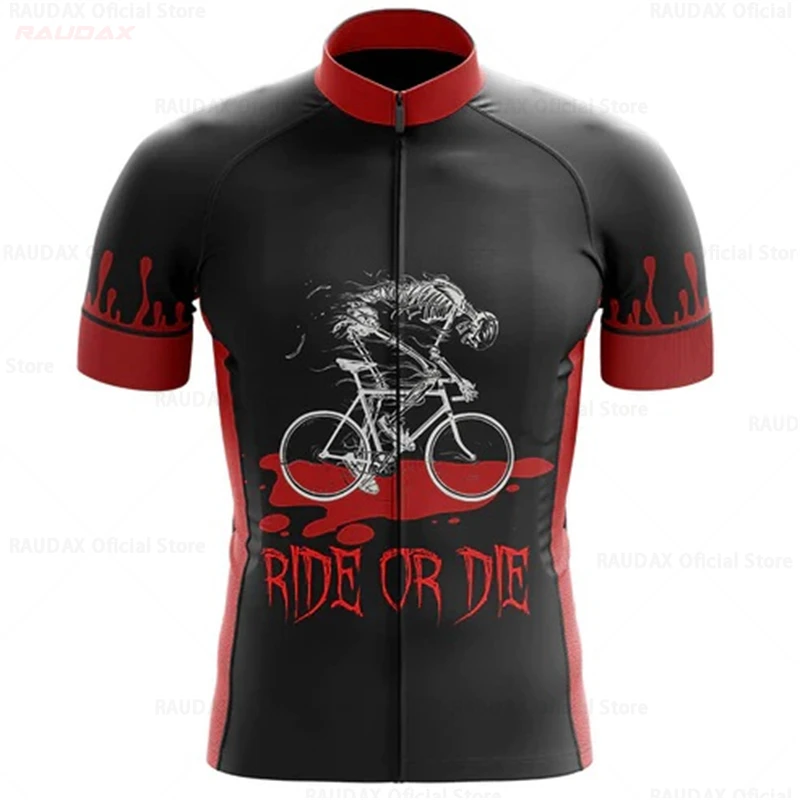 thumbnail image 1 of Maillot de ciclismo de manga corta con calavera de Halloween para hombre, ropa de verano para bicicleta de carretera, maillot transpirable para ciclismo de montaña, 1 of 5