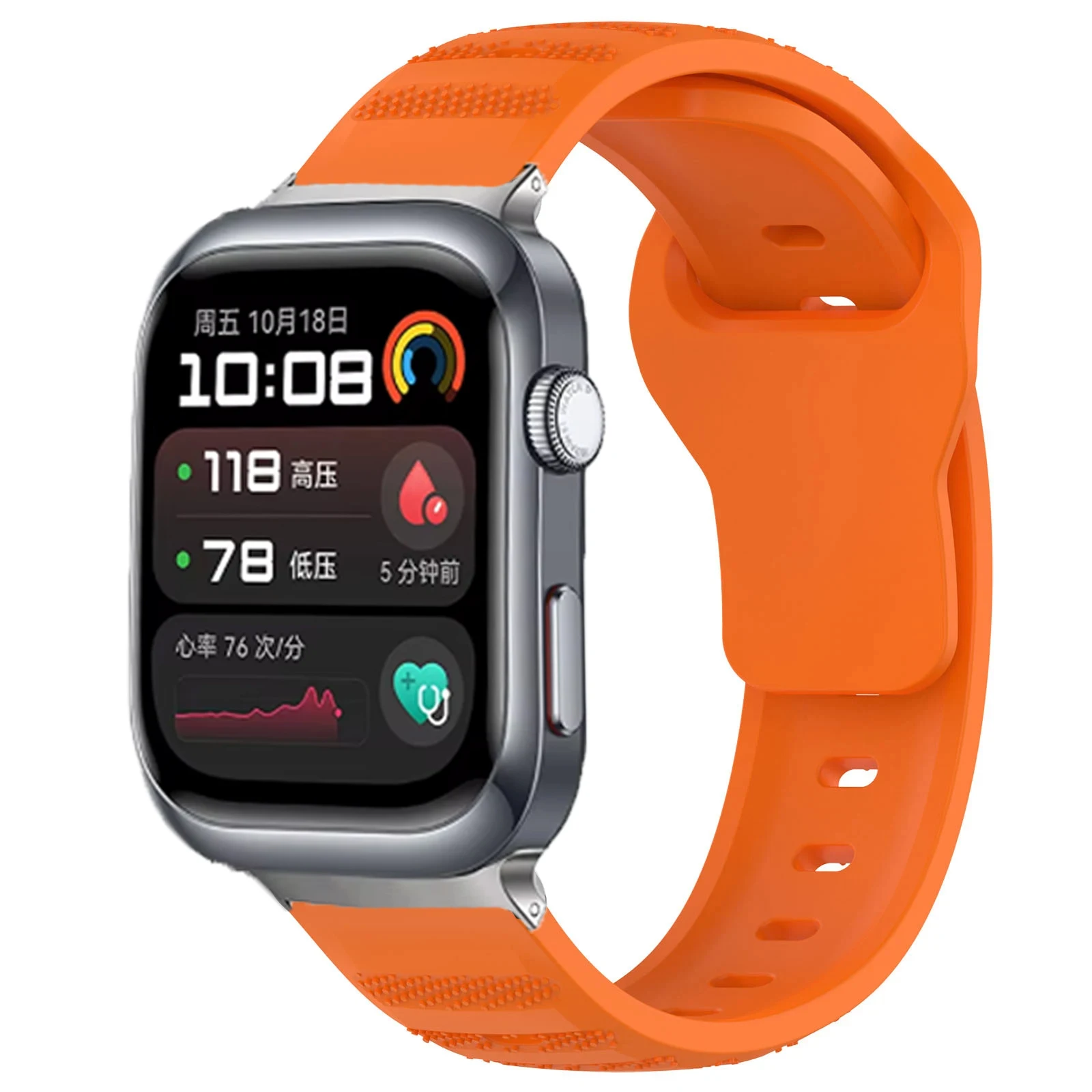 Premium Silicone Sport Band with Screen Protector - Replaceable Bracelet Accessories