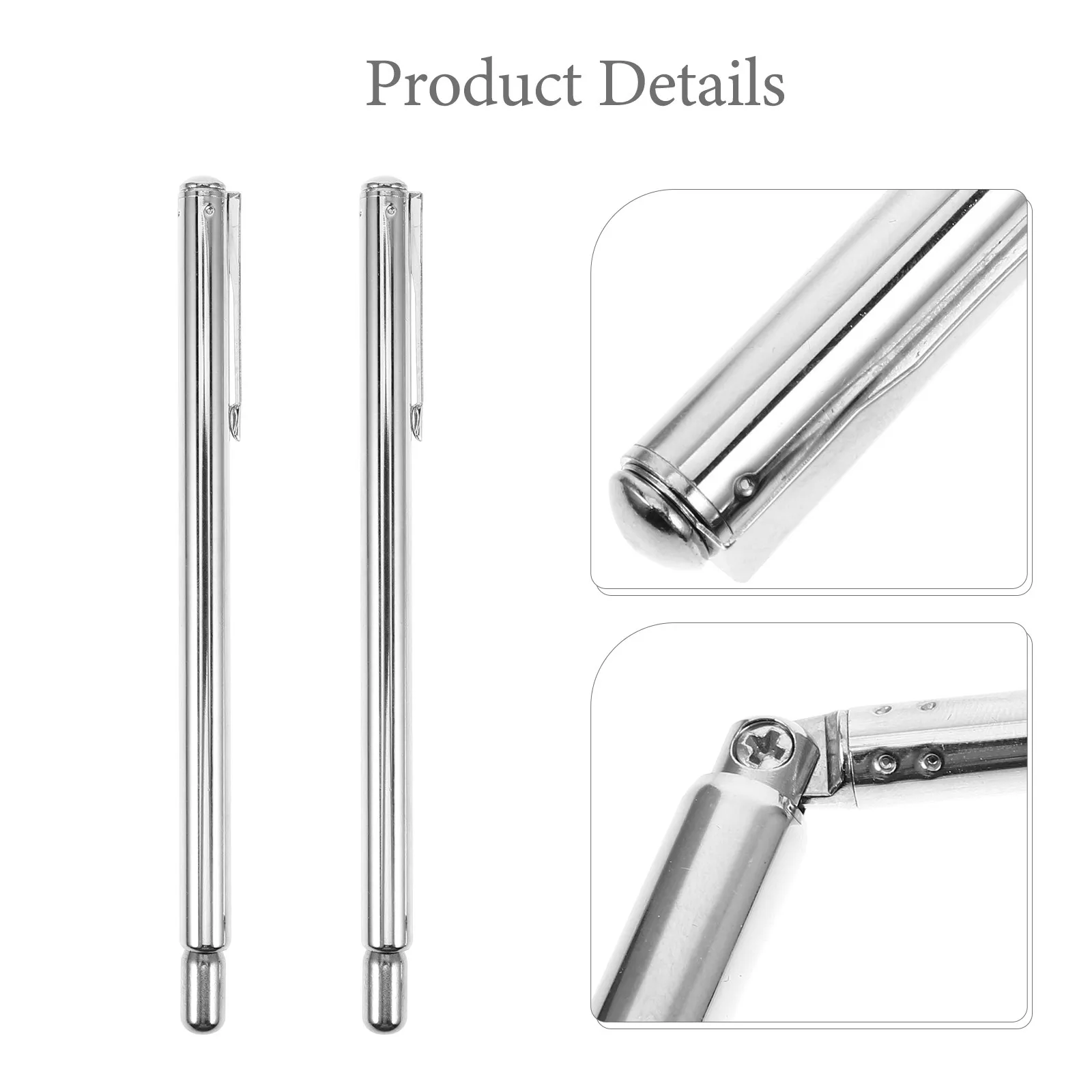 2개 접이식 마법 지팡이, 정확한 지하 탐지 수맥 탐지봉, 다우징봉, 휴대용 접이식 지팡이