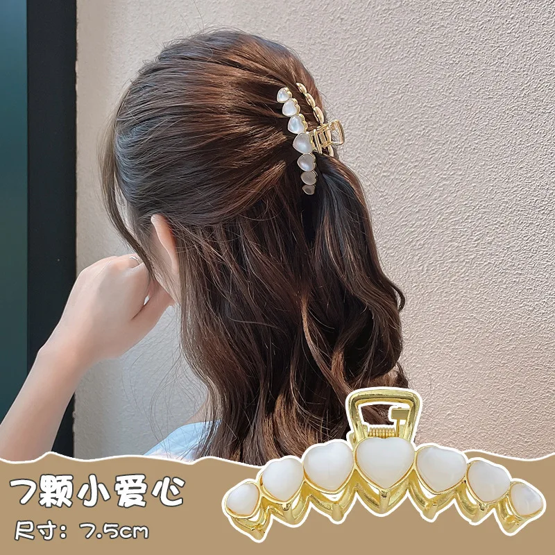 Trendy Hair Claw Clips Hair Slide Trend Korean Wavy Hair|elegant