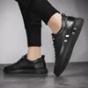 Men's shoes New style ice silk shoes Fashion breathable crocodile pattern small white casual shoes men shoes  sneakers 3