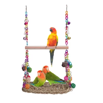 Woven Bird Swing Toy 1