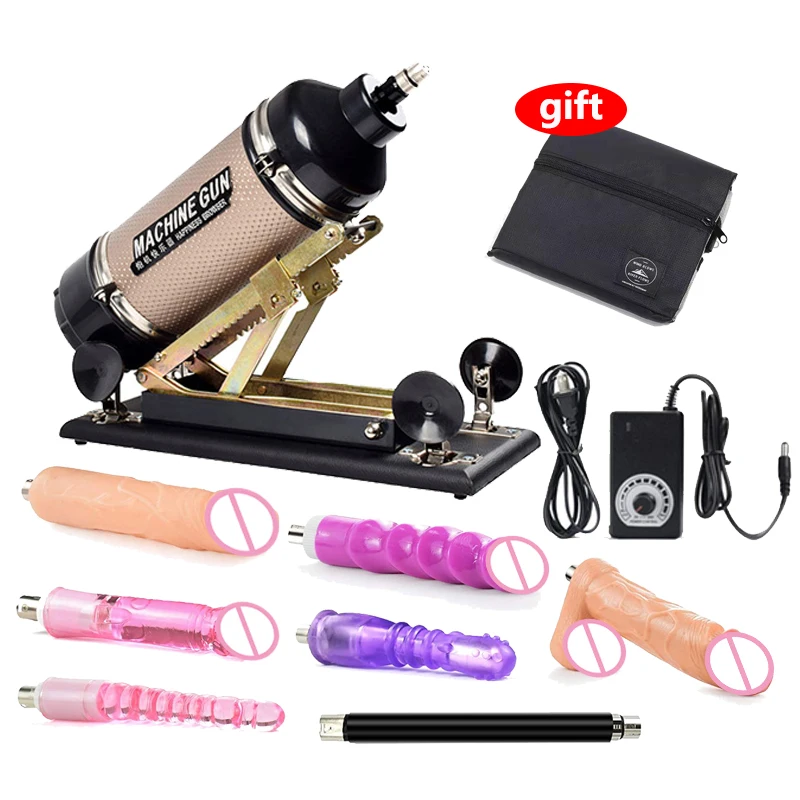 

New 3XLR Sex Machine for Woman and Couple Automatic Female Masturbation Pumping Gun Love Machines with Dildos Attachments