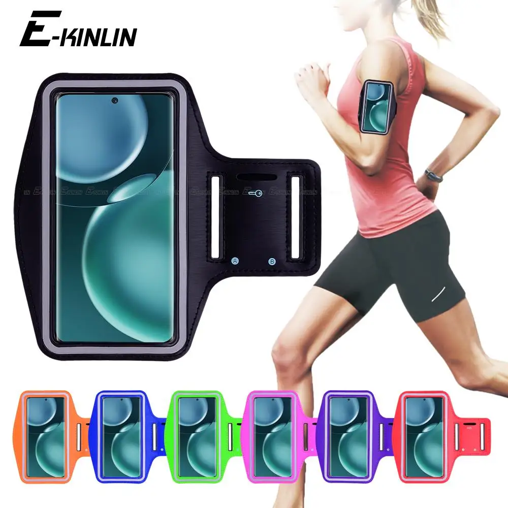 Running Jogging Gym Sports Holder Cover Arm Band Phone Case Per Huawei Honor Magic6 Magic5 Magic3 Magic4 Pro Plus Lite Ultimate