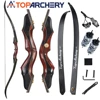 TOPARCHERY 60'' Archery Recurve Bow for Left-handed 25-50lbs Take-down Hunting Bow for Adults Outdoors Hunting 1