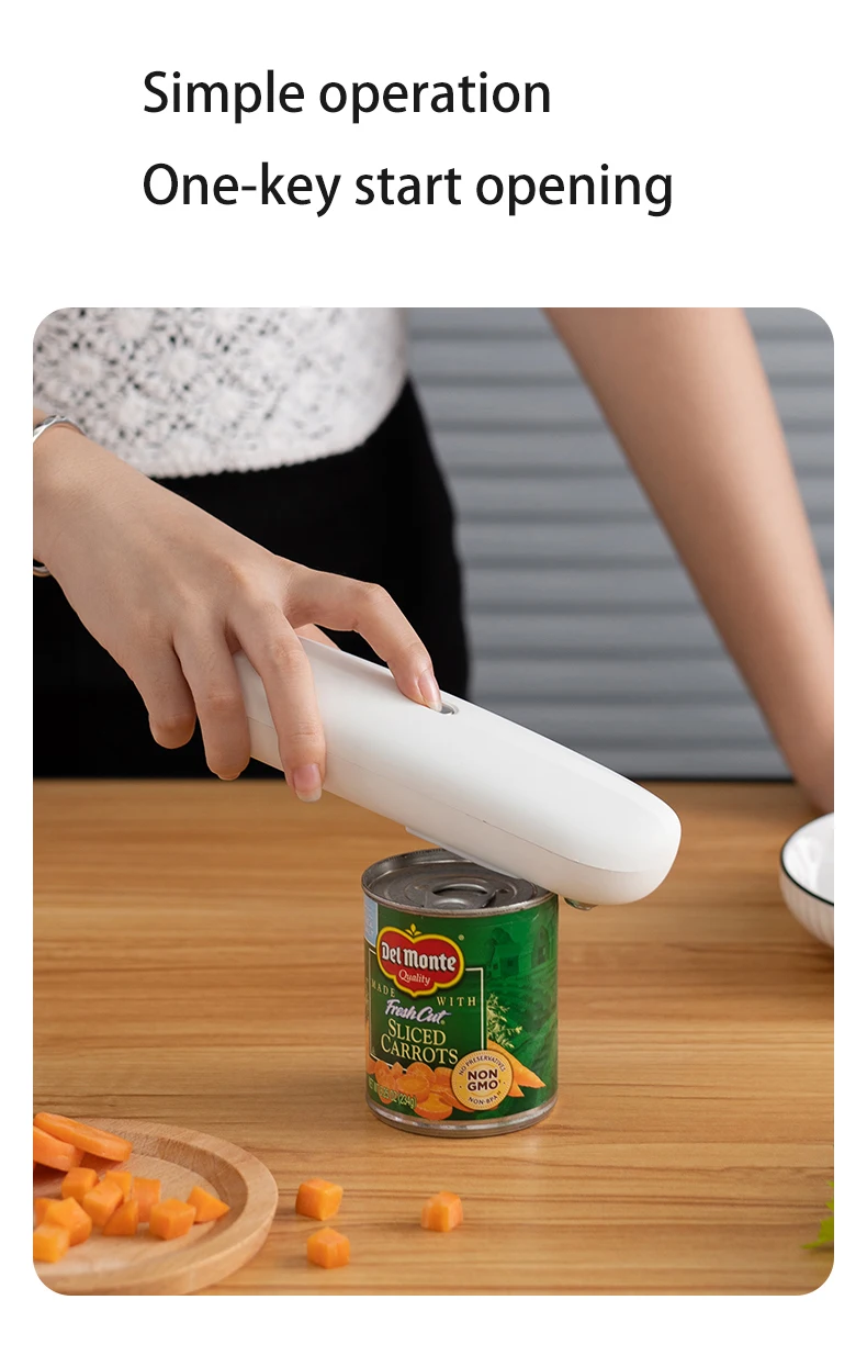 DEEWAZ Electric Can Opener Automatic Opening Tin Lid Tool Rechargeable for  Canned Food - AliExpress
