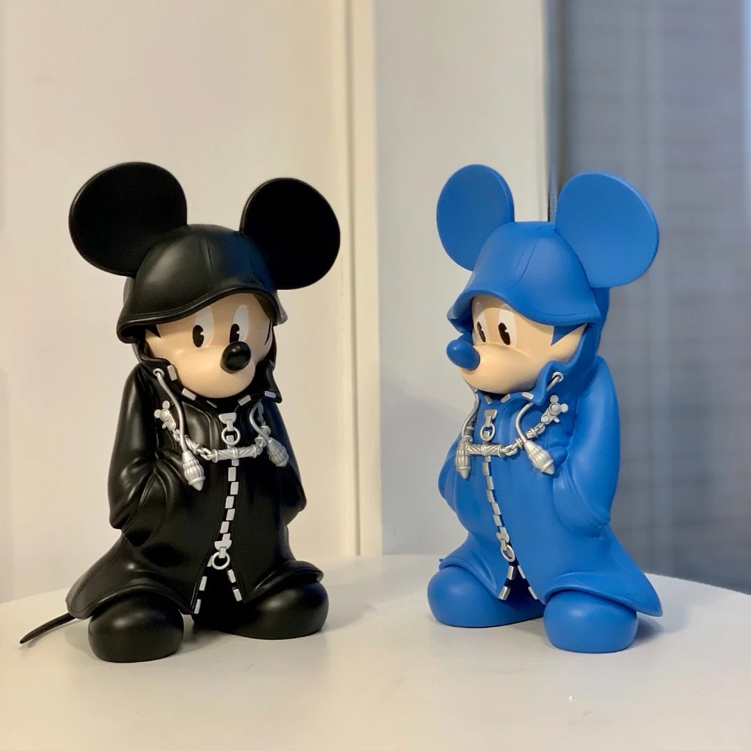 

Disney Cartoon Figure The King Mickey Godfather'S Doll Dark Cloak Mickey Mouse'S Hand-Made Trendy Tabletop Room Decoration Toy