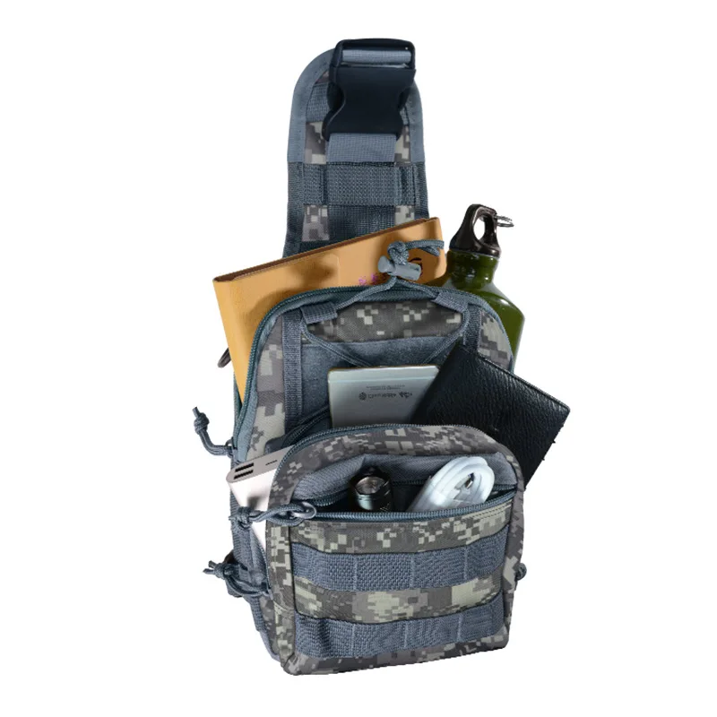 

Military Camouflage Oxford Cloth Diagonal Cross Shoulder Men's Crossbody Sports Outdoor Tactical Chest Bag