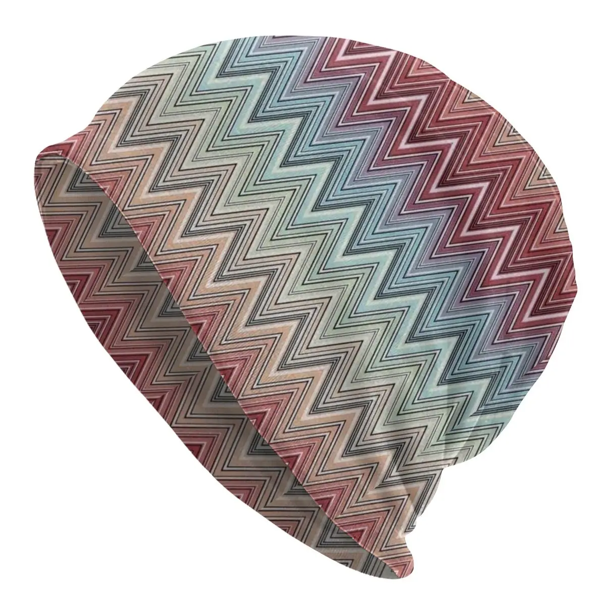 

Multicolor Chic Zigzag Beanie Bonnet Knitting Hats Men Women Fashion Unisex Boho Chic Zig Zag Warm Winter Skullies Beanies Caps