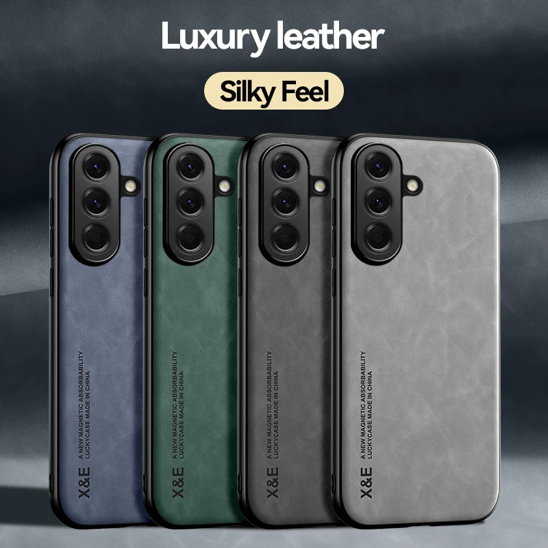 Luxury PU Leather Magnetic Car Case - Leather Protective Cover