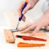 Solid Carpenter Pencil Set Deep Hole Mechanical Pencil Marker Built in Sharpener One-piece Design Pen Cap Stationery Supplies 5