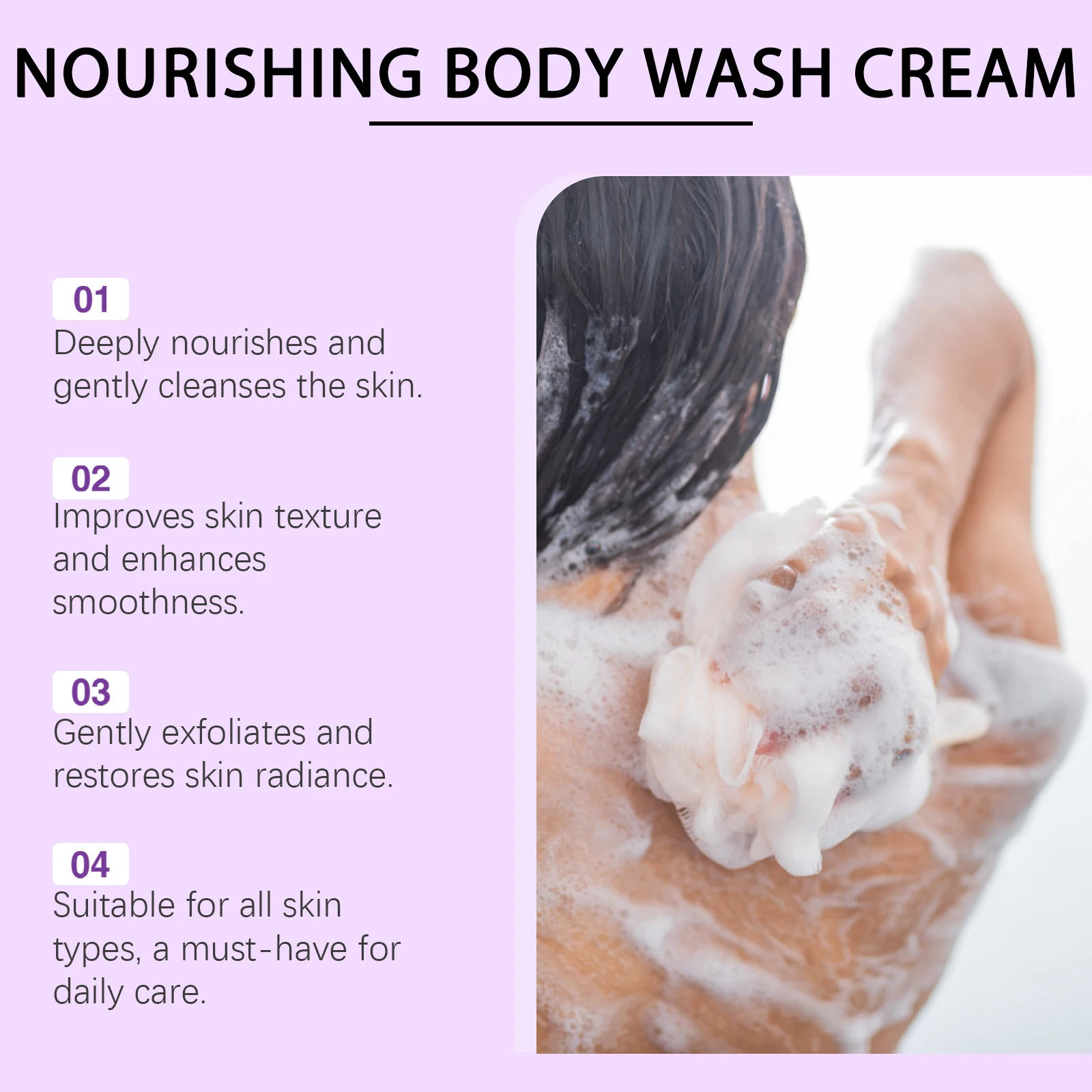 Moisturizing Body Wash Exfoliating Remove Dead Skin Deep Cleansing Brightening Body Cream Anti Acne Nourishing Dryness Skin Care 5
