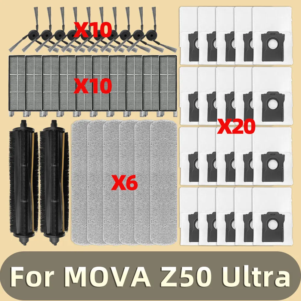 Kit di accessori per aspirapolvere con spazzole laterali, filtri e Kit di accessori per aspirapolvere con spazzole laterali, filtri e