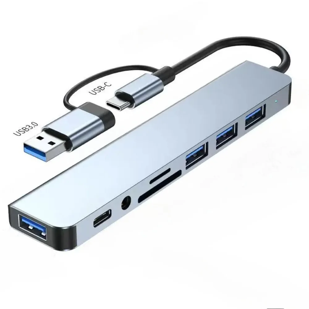 USB C HUB Type C Splitter Thunderbolt 3 Docking Station Laptop Adapter With For Macbook Air M1 iPad Pro