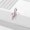 FC Jewelry Fit Original Charm Bracelet 925 Silver Animal Mexico Axolotl Hold Heart For Making Women Daughter Teens Berloque DIY 4