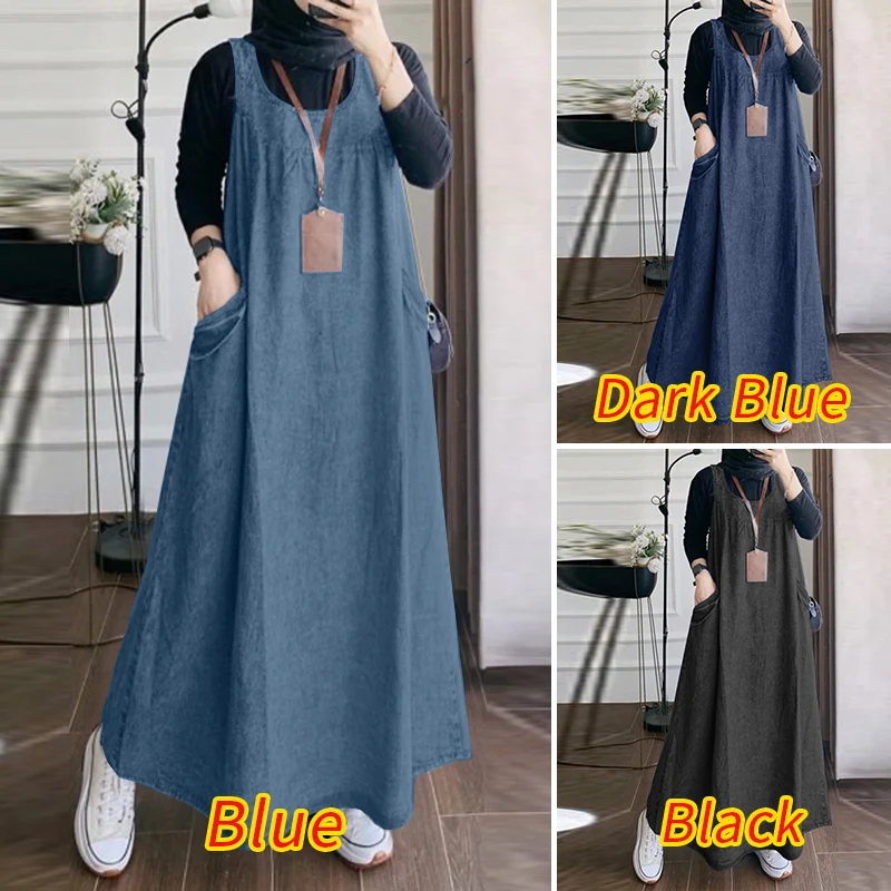 Casual Denim Viscose Summer Dress S681d321c6f784ad69369a4fb91e4f33b6