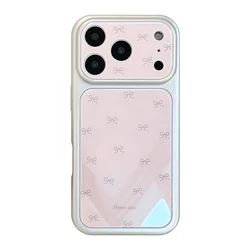 Charming Bowknot Anti - Drop Pink Phone Case - Shockproof, Protective, and Adorable Cover - iPhone 15 (A)