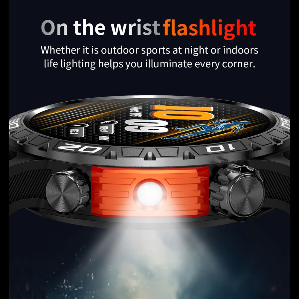 HT22 Ʈ ġ  LED , IP68 뷮 ͸, 100 +  GPS ƮϽ Ʈ, 1.46 ġ ȭ,  ȭ
